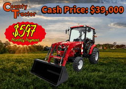NEW Mahindra 16404 CHRFIL W/ Heated & A/C cab + Industrial Tires and Loader!
