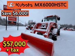 Kubota MX6000HSTC Tractor