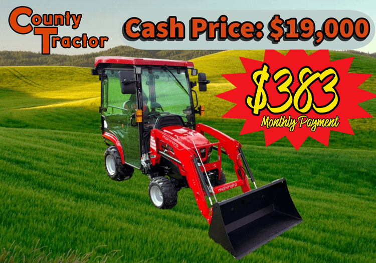 NEW Mahindra 11204CHTL W/ Heated Cab + Loader