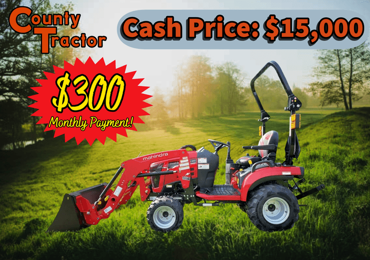 NEW Mahindra 11204FHTL W/ Turf tires + Loader