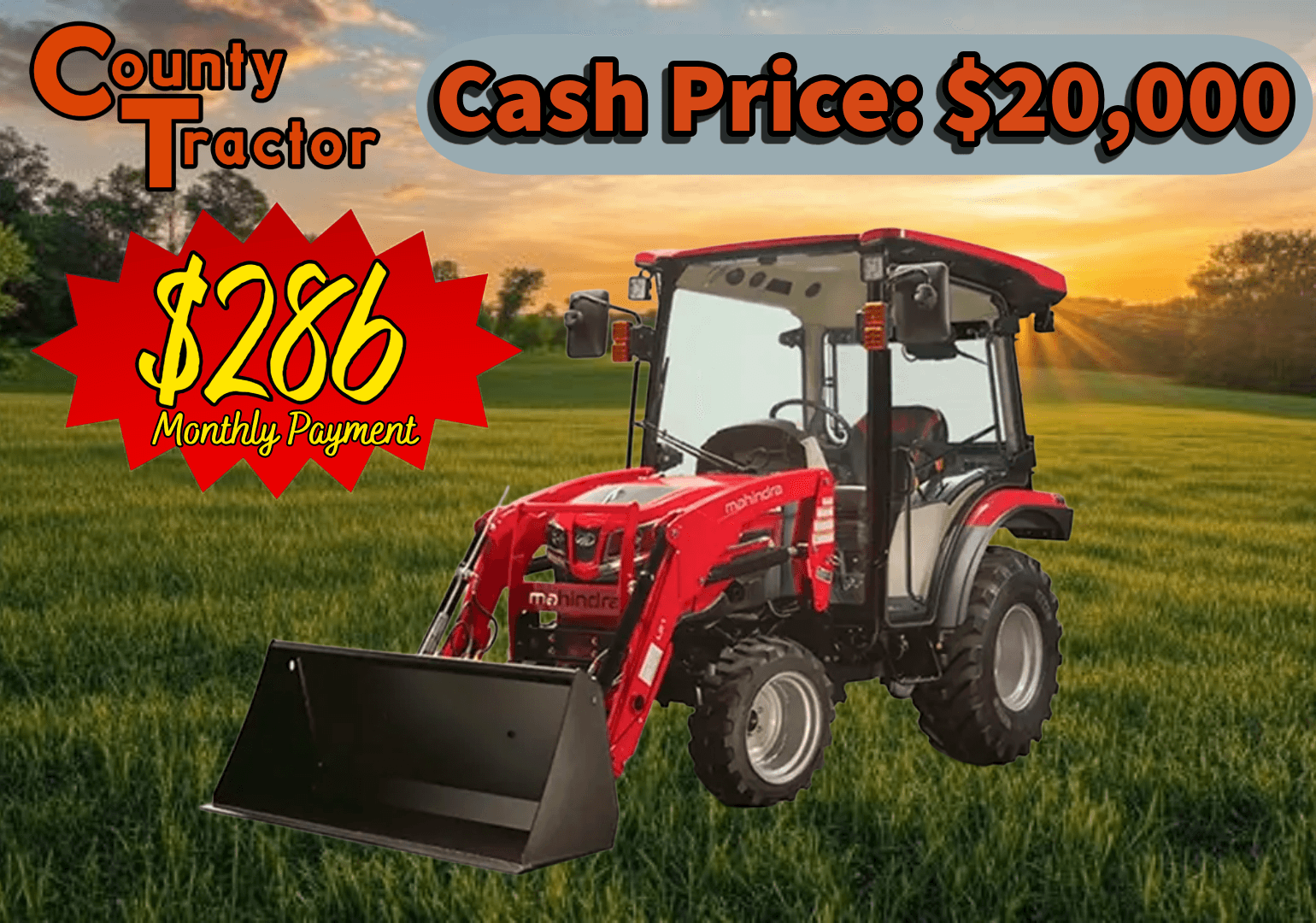 NEW Mahindra 11234CHTL W/ Heated + Loader